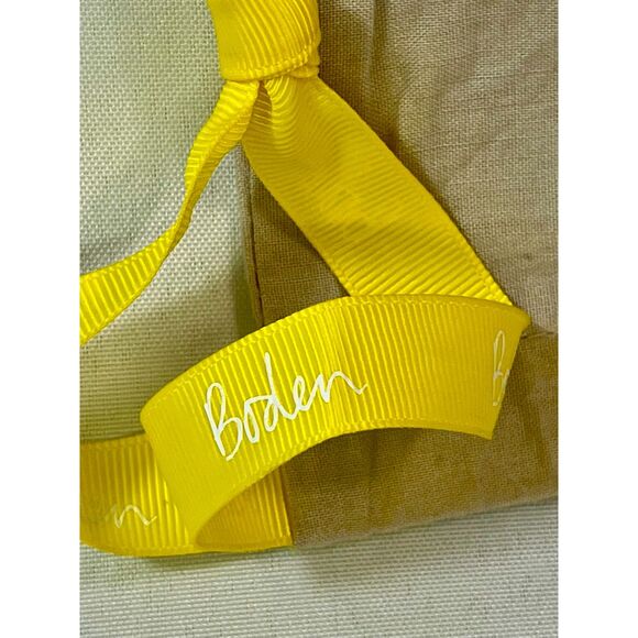 Boden Gray Yellow Polka Dot Dust Bag Handbag Clothing Gift Bag 20x22 - Picture 2 of 6